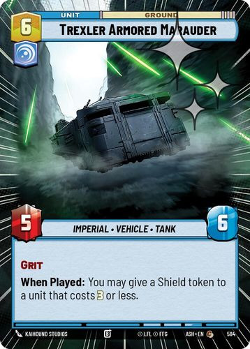 [08-ASH-EN-0584](C) Trexler Armored Marauder (Hyperspace) (Foil)