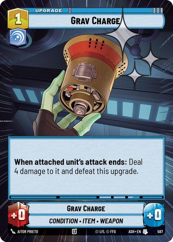 [08-ASH-EN-0587](U) Grav Charge (Hyperspace) (Foil)