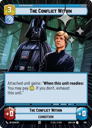[08-ASH-EN-0590](U) The Conflict Within (Hyperspace) (Foil)