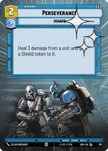 [08-ASH-EN-0591](C) Perseverance (Hyperspace) (Foil)