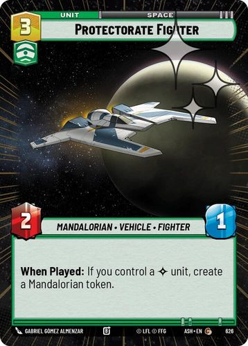 [08-ASH-EN-0626](C) Protectorate Fighter (Hyperspace) (Foil)