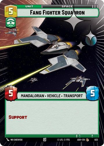 [08-ASH-EN-0632](C) Fang Fighter Squadron (Hyperspace) (Foil)