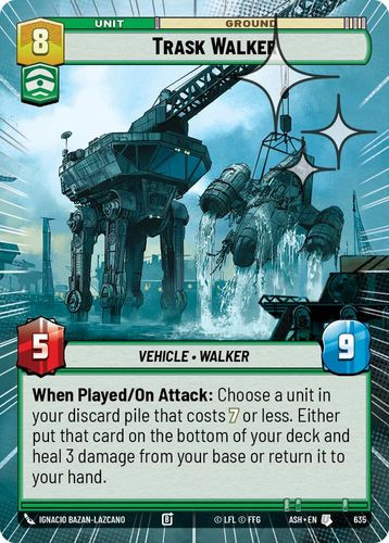 [08-ASH-EN-0635](U) Trask Walker (Hyperspace) (Foil)