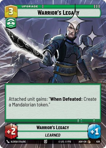 [08-ASH-EN-0636](C) Warrior's Legacy (Hyperspace) (Foil)