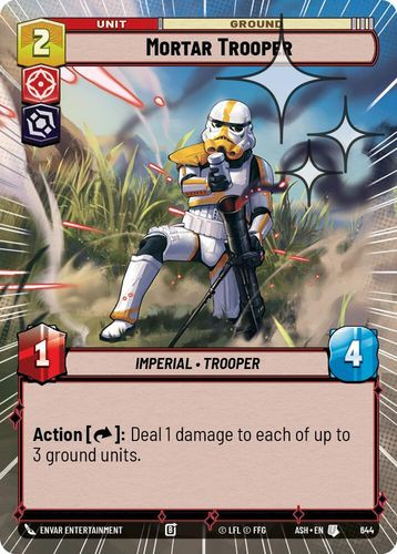 [08-ASH-EN-0644](U) Mortar Trooper (Hyperspace) (Foil)