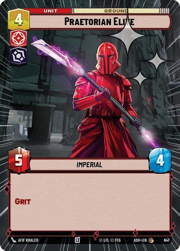 [08-ASH-EN-0647](C) Praetorian Elite (Hyperspace) (Foil)