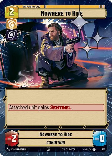 [08-ASH-EN-0700](U) Nowhere to Hide (Hyperspace) (Foil)