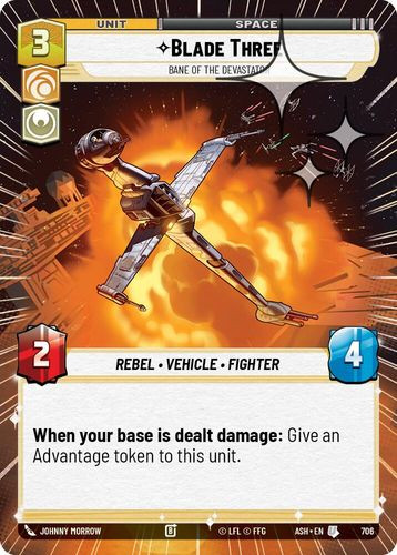 [08-ASH-EN-0706](U) Blade Three - Bane of the Devastator (Hyperspace) (Foil)