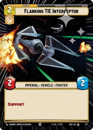 [08-ASH-EN-0717](C) Flanking TIE Interceptor (Hyperspace) (Foil)