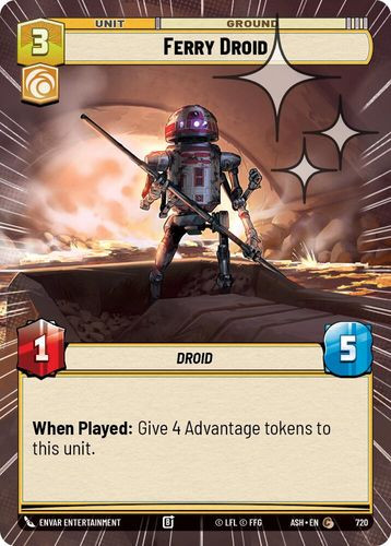 [08-ASH-EN-0720](C) Ferry Droid (Hyperspace) (Foil)