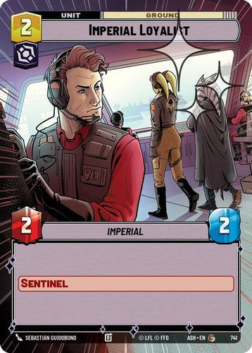 [08-ASH-EN-0741](C) Imperial Loyalist (Hyperspace) (Foil)