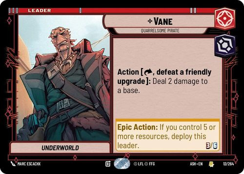 [08-ASH-EN-0012](R) Vane - Quarrelsome Pirate