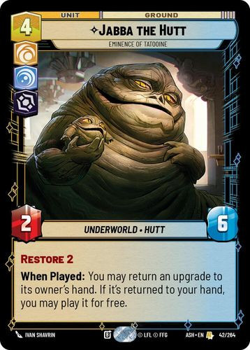 [08-ASH-EN-0042](R) Jabba the Hutt - Eminence of Tatooine