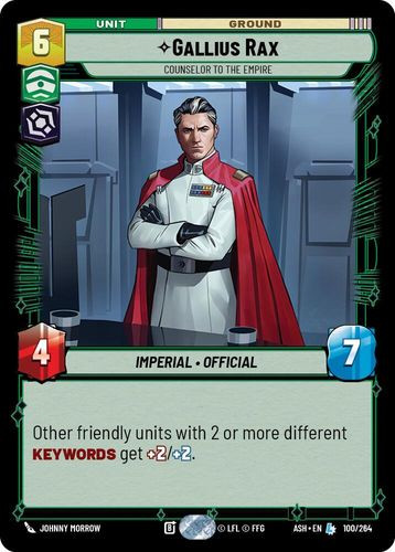 [08-ASH-EN-0100](L) Gallius Rax - Counselor to the Empire