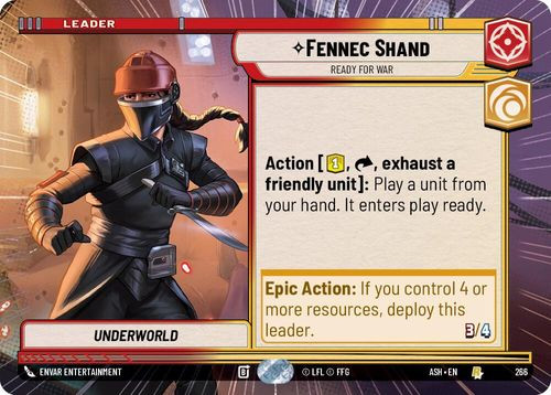 [08-ASH-EN-0266](R) Fennec Shand - Ready for War (Hyperspace)