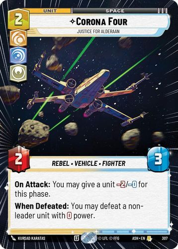 [08-ASH-EN-0307](R) Corona Four - Justice for Alderaan (Hyperspace)