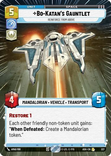 [08-ASH-EN-0327](R) Bo-Katan's Gauntlet - Reinforce from Above (Hyperspace)