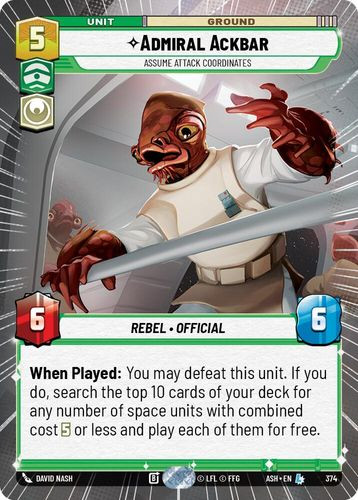 [08-ASH-EN-0374](L) Admiral Ackbar - Assume Attack Coordinates (Hyperspace)