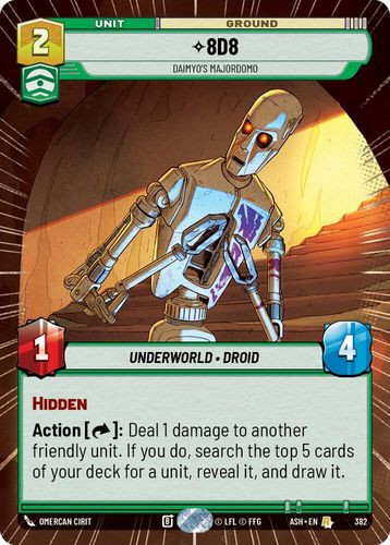 [08-ASH-EN-0382](R) 8D8 - Daimyo's Majordomo (Hyperspace)