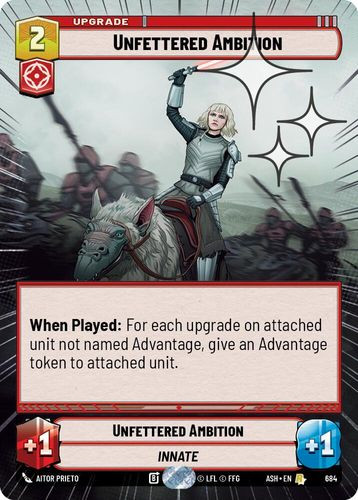 [08-ASH-EN-0684](R) Unfettered Ambition (Hyperspace) (Foil)