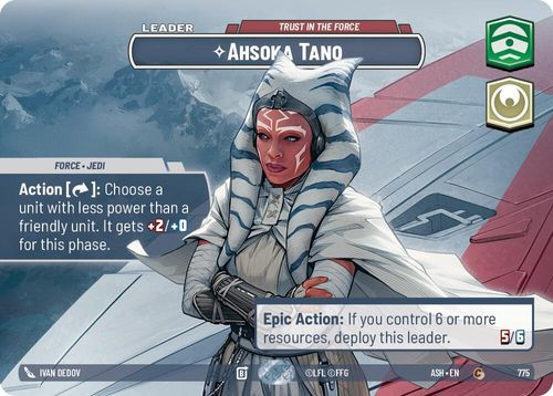 [08-ASH-EN-0775](C) Ahsoka Tano - Trust in the Force (Showcase) (Foil)