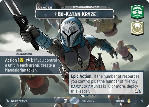 [08-ASH-EN-0776](R) Bo-Katan Kryze - Reclaiming Mandalore (Showcase) (Foil)