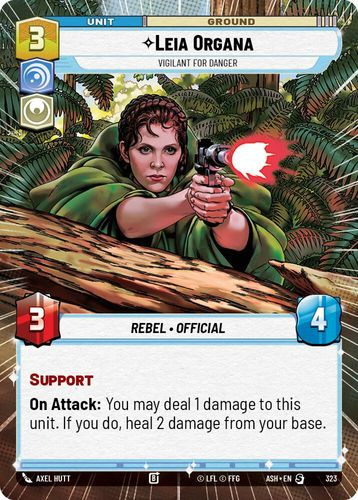 [08-ASH-EN-0323](S) Leia Organa - Vigilant for Danger (Hyperspace)
