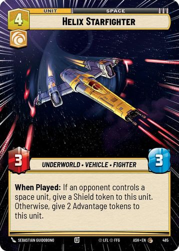 [08-ASH-EN-0485](C) Helix Starfighter (Hyperspace)