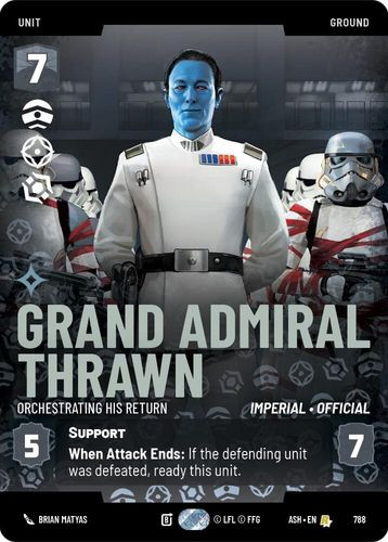 [08-ASH-EN-0788](R) Grand Admiral Thrawn - Orchestrating His Return (Prestige)