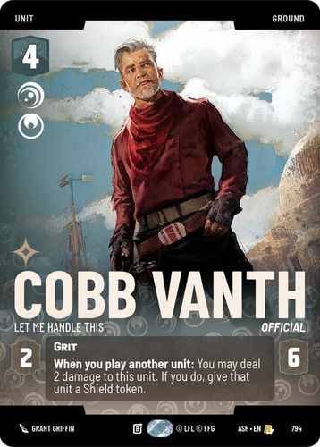 [08-ASH-EN-0794](R) Cobb Vanth - Let Me Handle This (Prestige)