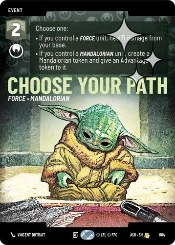 [08-ASH-EN-0864](U) Choose Your Path (Prestige) (Foil)
