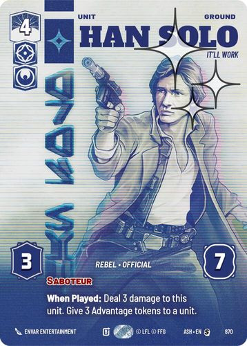 [08-ASH-EN-0870](U) Han Solo - It'll Work (Prestige) (Foil)