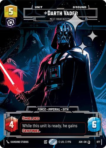 [08-ASH-EN-0877](S) Darth Vader - Meet Your Destiny (Prestige) (Foil)