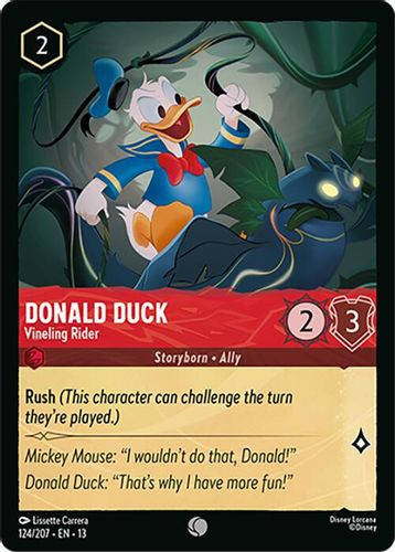 [LOR13-124/207](C) Donald Duck - Vineling Rider