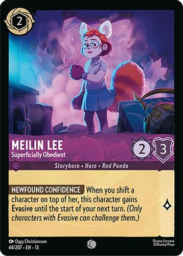 [LOR13-044/207](C) Meilin Lee - Superficially Obedient (Foil)