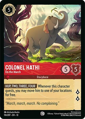[LOR13-116/207](C) Colonel Hathi - On the March (Foil)