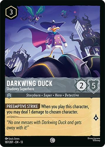 [LOR13-187/207](C) Darkwing Duck - Shadowy Superhero (Foil)
