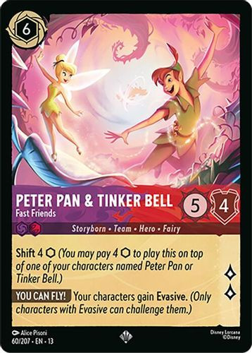[LOR13-060/207](SR) Peter Pan & Tinker Bell - Fast Friends