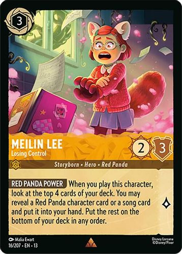 [LOR13-016/207](R) Meilin Lee - Losing Control (Foil)