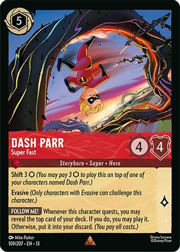 [LOR13-109/207](R) Dash Parr - Super Fast (Foil)