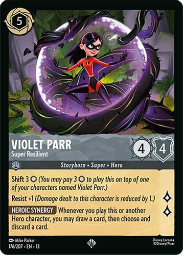 [LOR13-176/207](SR) Violet Parr - Super Resilient (Foil)