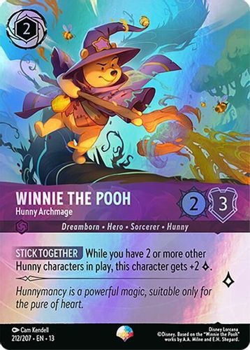 [LOR13-212/207](EP) Winnie the Pooh - Hunny Archmage (Foil)