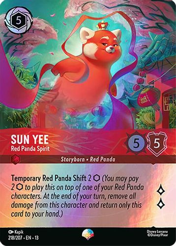 [LOR13-218/207](EP) Sun Yee - Red Panda Spirit (Foil)