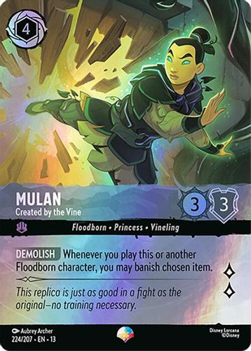 [LOR13-224/207](EP) Mulan - Created by the Vine (Foil)
