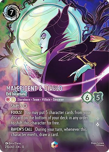 [LOR13-235/207](E) Maleficent & Diablo - Evil Incarnate (Foil)