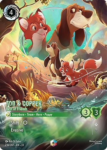 [LOR13-236/207](E) Tod & Copper - Best of Friends (Foil)