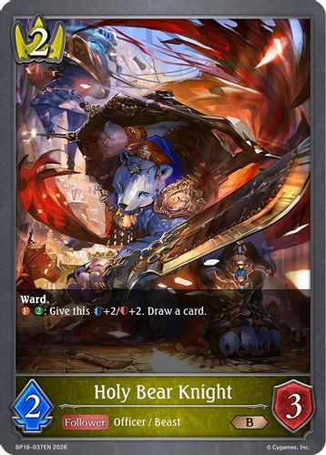 [BP18-037EN](B) Holy Bear Knight