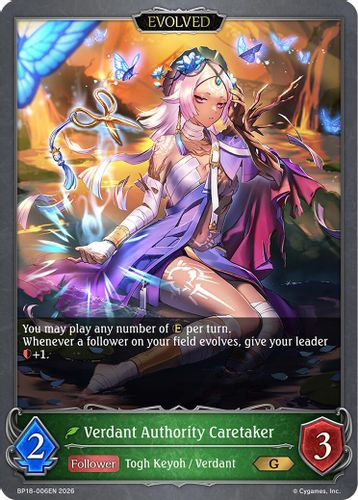 [BP18-006EN](G) Verdant Authority Caretaker (Evolved)