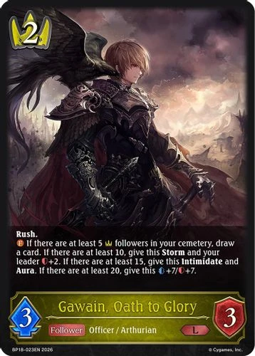 [BP18-023EN](L) Gawain, Oath to Glory