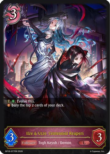 [BP18-077EN](L) Ilze & Urze, Centennial Reapers